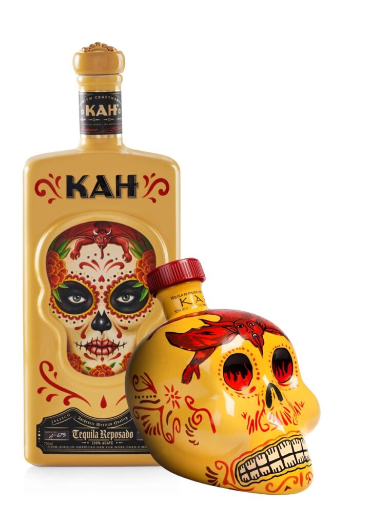 KAH tequila Amber Production Tequila